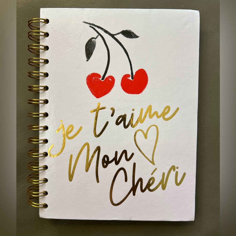 Cherry 🍒 Themed Spiral Notebook